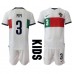 Portugal Pepe #3 Babykleding Uitshirt Kinderen WK 2022 Korte Mouwen (+ korte broeken)